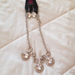 paparazzi Jewelry - 5 for $25 Silver Necklace and Earring Set paparazzi Jewelry - 5 for $25 Silver Necklace and Earring Set